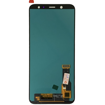 Дисплей з сенсорним екраном (модуль) Samsung A600 A6 2018, чорний, OLED
