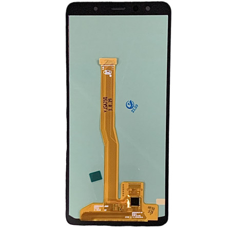 Дисплей с сенсорным экраном (модуль) Samsung A750, Galaxy A7 (2018), черный, OLED (Класс B)