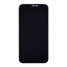 Дисплей з сенсорним екраном (модуль) iPhone X, чорний, OLED, GX