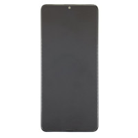 Дисплей с сенсорным экраном (модуль) Samsung A315 A31 2020, черный с рамкой, с широким ободком, OLED (Класс B)
