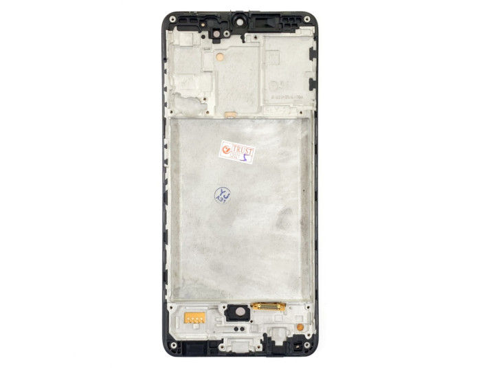 Дисплей з сенсорним екраном (модуль) Samsung A315 A31 2020, чорний з рамкою, з широким обідком, OLED