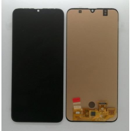 Дисплей с сенсорным экраном (модуль) Samsung A307 A30s 2019, черный, OLED (Класс B)