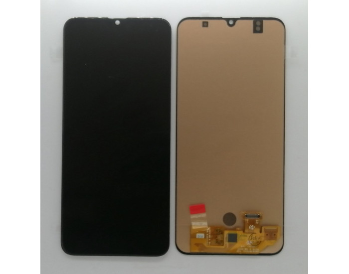 Дисплей з сенсорним екраном (модуль) Samsung A307 A30s 2019, чорний, OLED