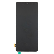 Дисплей з сенсорним екраном (модуль) Samsung A515 A51 2019, M317 M31s, чорний, c широким обідком, OLED