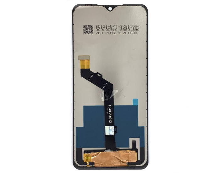 Дисплей с сенсорным экраном (модуль) Nokia 7.2, черный