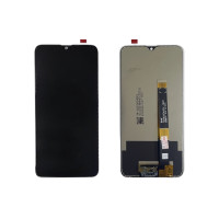 Дисплей с сенсорным экраном (модуль) Oppo A12, A5S, A7 / Realme 3, черный с черным шлейфом (Класс А)