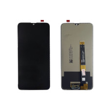Дисплей з сенсорним екраном (модуль) Oppo A12, A5S, A7 / Realme 3, чорний з чорним шлейфом
