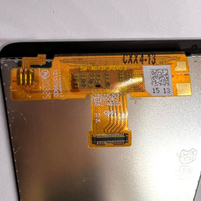 Дисплей з сенсорним екраном (модуль) Samsung A01 Core / A013 / M01 Core (M013), чорний, оригінал