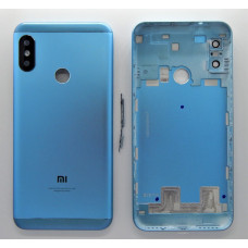 Задня кришка корпуси для Xiaomi Mi A2 Lite, синя