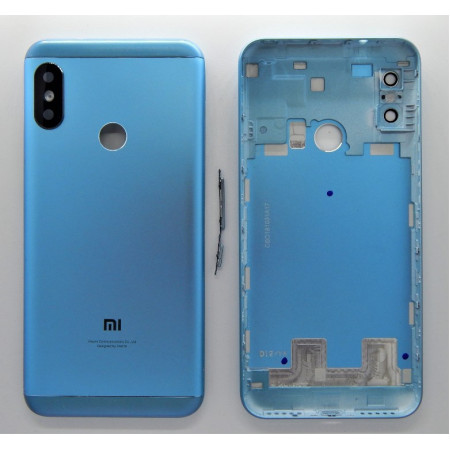 Задняя крышка корпуса для Xiaomi Mi A2 Lite, синяя