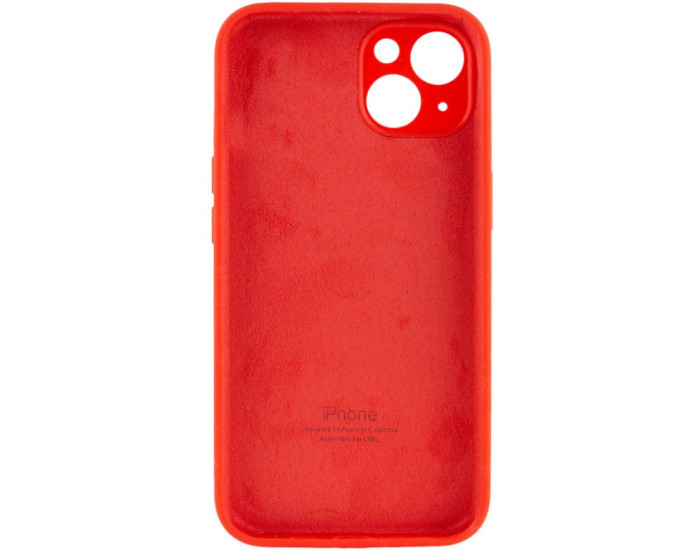 Чехол-силикон оригинал Full Camera Soft Matte iPhone 13, красный
