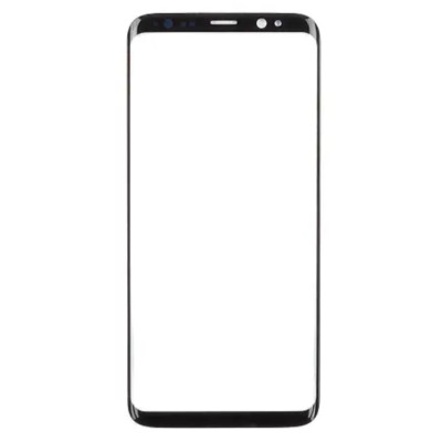 Скло фронтальне з OCA плівкою Samsung G965F Galaxy S9 Plus, чорне