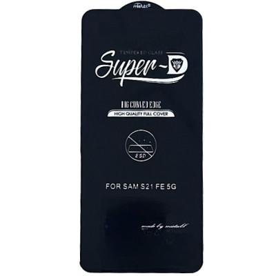 Защитное стекло Mietubl Super-D Samsung S21 FE черный