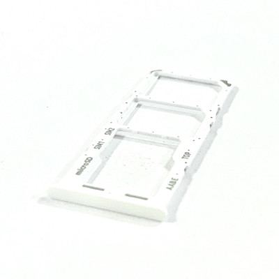 Тримач SIM-карты для Samsung A225, A22 4G Dual Sim, Білий