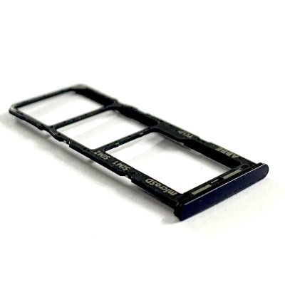 Тримач SIM-карты для Samsung A225, A22 4G Dual Sim, чорний