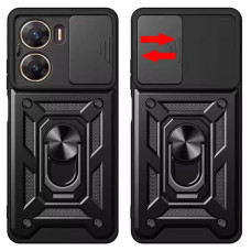 Чехол-силикон Camshield Serge Ring Magnet Xiaomi Poco X7 Pro Черный (Класс B)