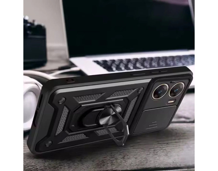 Чехол-силикон Camshield Serge Ring Magnet Xiaomi Poco X7 Pro Черный
