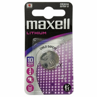 Батарейка CR2016 Maxell Lithium 3V 1bl