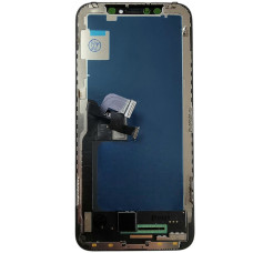Дисплей с сенсорным экраном (модуль) iPhone X, черный, incell