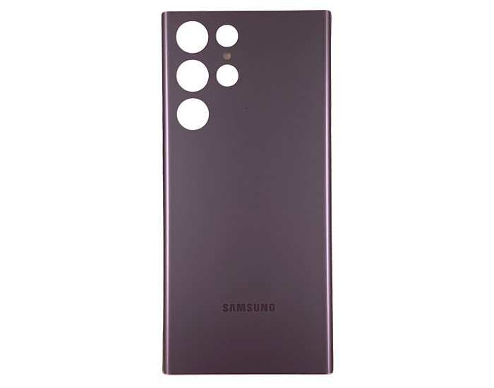 Задняя панель корпуса для Samsung S908B Galaxy S22 Ultra 5G, Burgundy Red