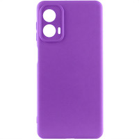 Чохол-силікон Cover Lakshmi Full Camera Motorola Moto G85, (Фіолетовий / Violet)
