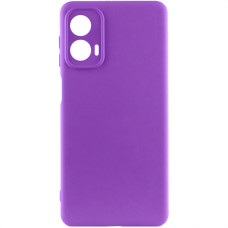 Чохол-силікон Cover Lakshmi Full Camera Motorola Moto G85, (Фіолетовий / Violet)