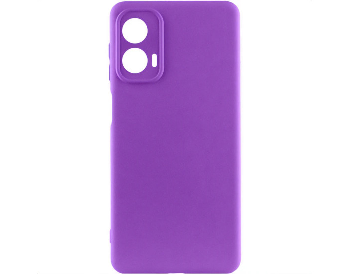 Чохол-силікон Cover Lakshmi Full Camera Motorola Moto G85, (Фіолетовий / Violet)