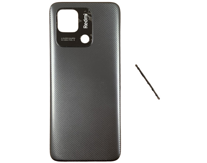 Задняя панель корпуса для Xiaomi Redmi 10C, черная