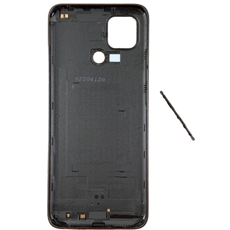 Задняя панель корпуса для Xiaomi Redmi 10C черная (Класс B)
