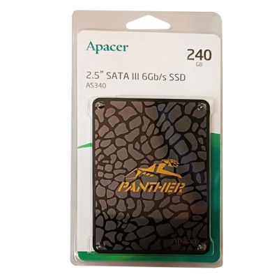 Накопитель SSD диск 240Gb Apacer AS340 (AP240GAS340G-1/240Gb/2.5"/Sata3/ 7mm)