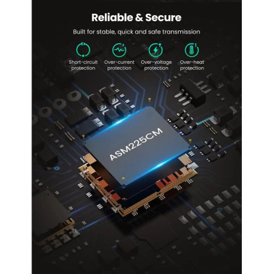 Зовнішній кишеня для накопичувача UGREEN CM321 USB-A to 2.5-Inch SATA Converter 50cm (UGR-70609)