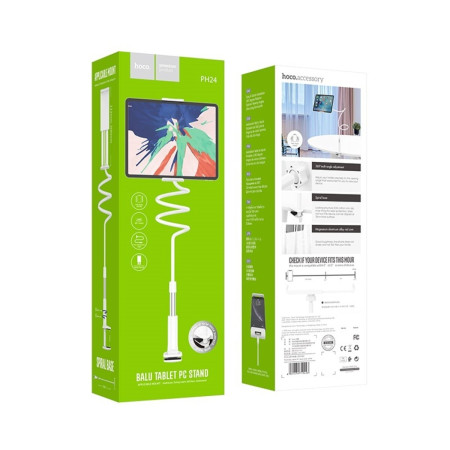 Настольный держатель Hoco PH24 Balu Tablet PC Stand (Silver / White) Настольный держатель Hoco PH24 Balu Tablet PC Stand (Silver / White)