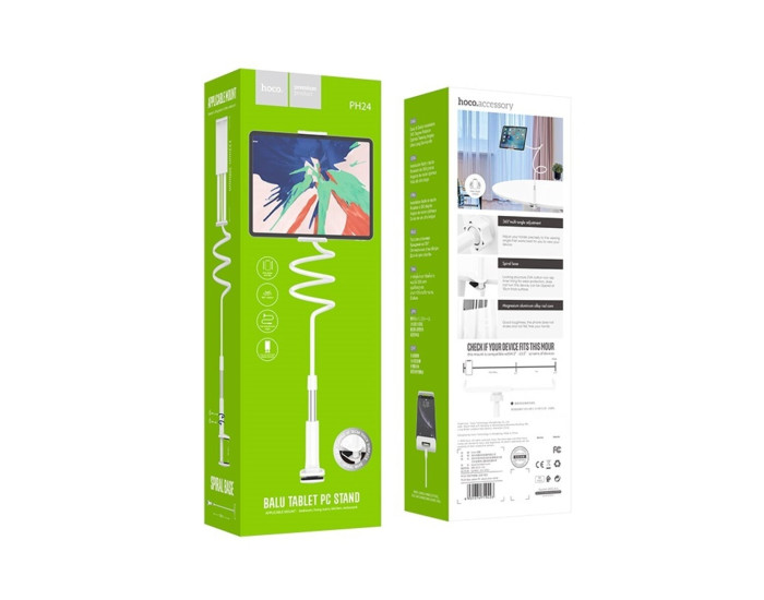 Настольный держатель Hoco PH24 Balu Tablet PC Stand (Silver / White)