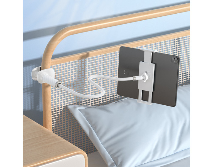 Настольный держатель Hoco HD10 Bamboo lazy stand, белый