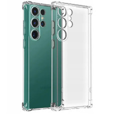 Чехол-силикон Getman Ease logo усиленные углы Samsung Galaxy S24 Ultra, Прозрачный