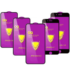 Защитное стекло OG Tempered Glass Premium Motorola Mooto E30 / Moto G24 / Moto E14 / Moto G04- чорний (Класс А)