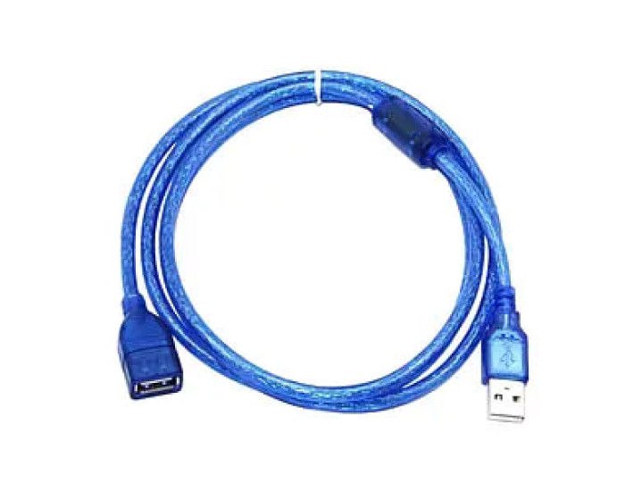 Кабели-удлинители USB, (Папа-Мама) (AM/AF/5м) синий
