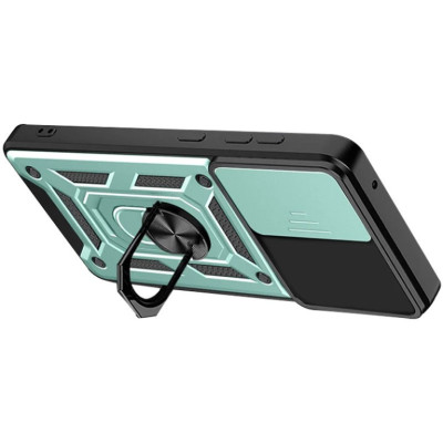 Чехол-Ударопрочный Camshield Army Ring Xaiomi Redmi Note 13 Pro 4G / Poco M6 Pro 4G (Зеленый / Greeen)