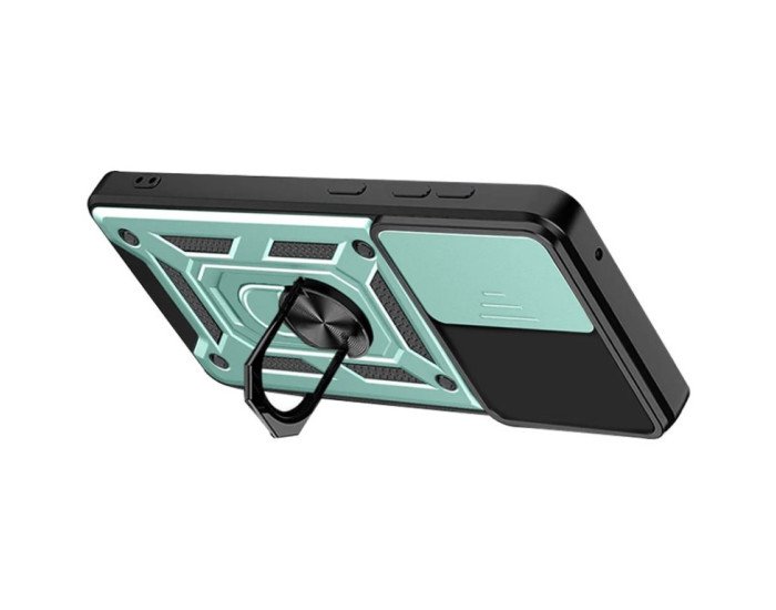Чохол-Ударостійкий Camshield Army Ring Xaiomi Redmi Note 13 Pro 4G / Poco M6 Pro 4G (Зелений / Greeen)