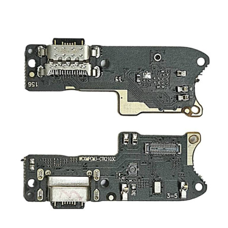 Шлейф для Xiaomi Poco M3, коннектора зарядки (Класс B)