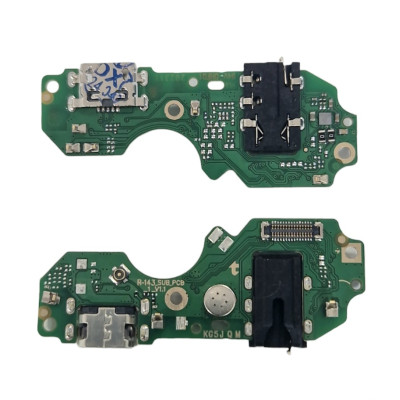 Шлейф для Tecno Spark 8C KG5n / Spark 9 KG5p / Spark Go 2022 / Infinix Hot 12i / Hot 20i, конектора зарядки, мікрофона, з компонентами