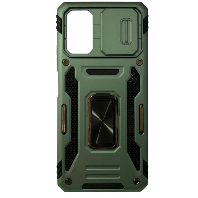 Чехол-Ударопрочный Camshield Army Ring Xiaomi Redmi Note 11/ Note 11S (Olive)