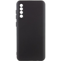 Чехол-силикон Getman Liquid Silk Full Camera Samsung Galaxy A50, A505, A30S, A307, A50S, A507 (Черный / Black) (Класс А)