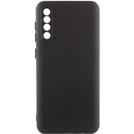 Чехол-силикон Getman Liquid Silk Full Camera Samsung Galaxy A50, A505, A30S, A307, A50S, A507 (Черный / Black) (Класс А)