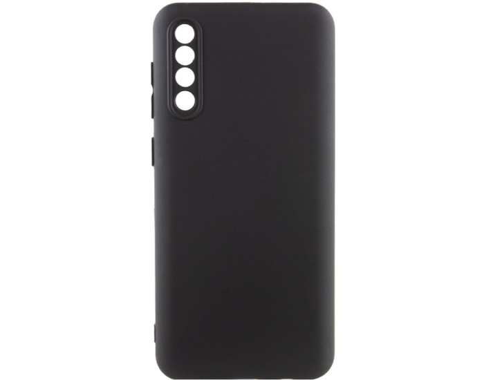 Чохол-силікон Getman Liquid Silk Full Camera Samsung Galaxy A50, A505, A30S, A307, A50S, A507 (Чорний / Black)
