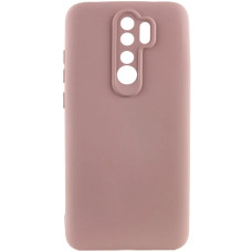 Чехол-силикон Getman Liquid Silk Full Camera Xiaomi Redmi Note 8 Pro, розовый песок