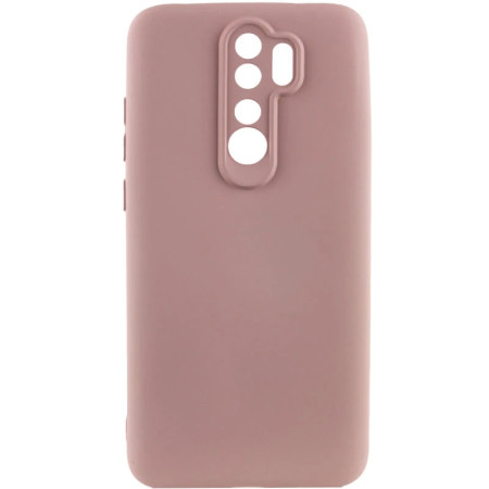 Чехол-силикон Getman Liquid Silk Full Camera Xiaomi Redmi Note 8 Pro, розовый песок
