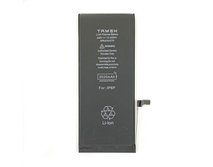 Аккумулятор Tamex iPhone 6 Plus, 3520 mAh, усиленная емкость