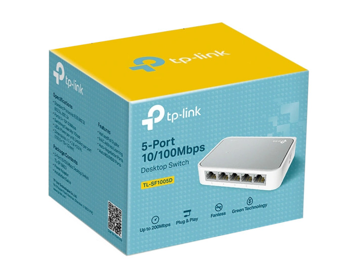 Коммутатор локальной сети (Switch) tp-link TL-SF1005D 5-Port