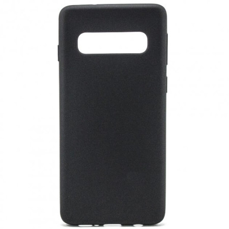 Чехол-силикон Aspor Full Samsung S10E G970 с микрофиброй Черный